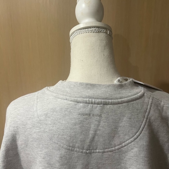 💕Anine Bing Paris Tyler Sweatshirt Gray💕 - Picture 13 of 16